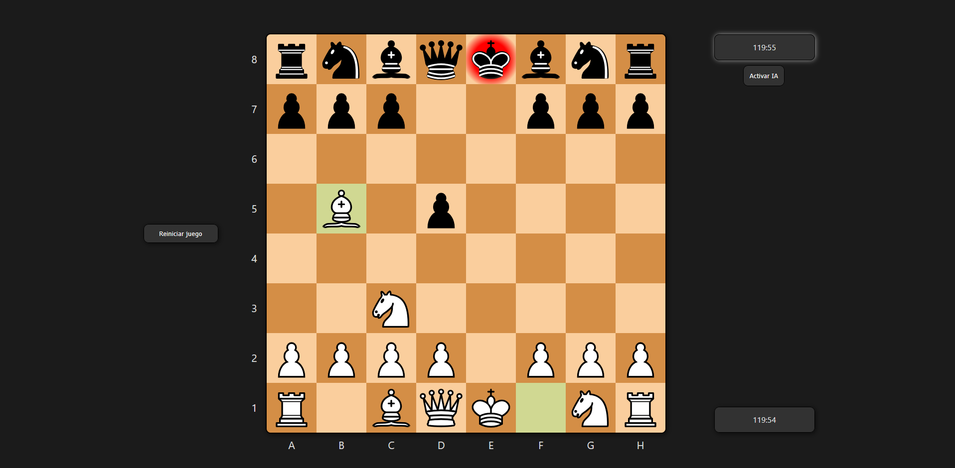 Ajedrez con IA